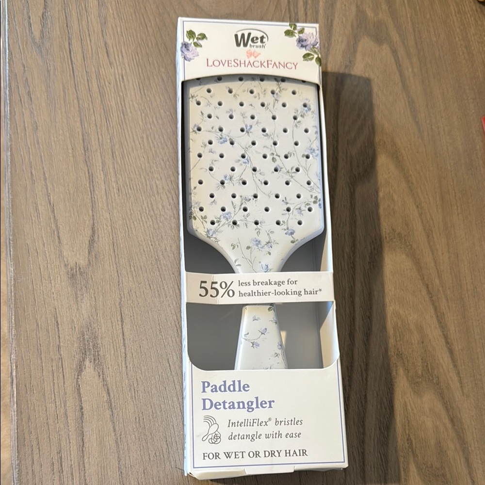 Wet Brush LoveShackFancy Paddle Detangler Brush - English Ivy